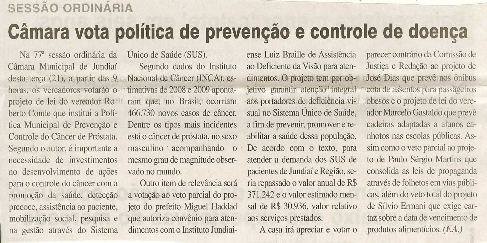 Jornal da Cidade - 21/09/2010