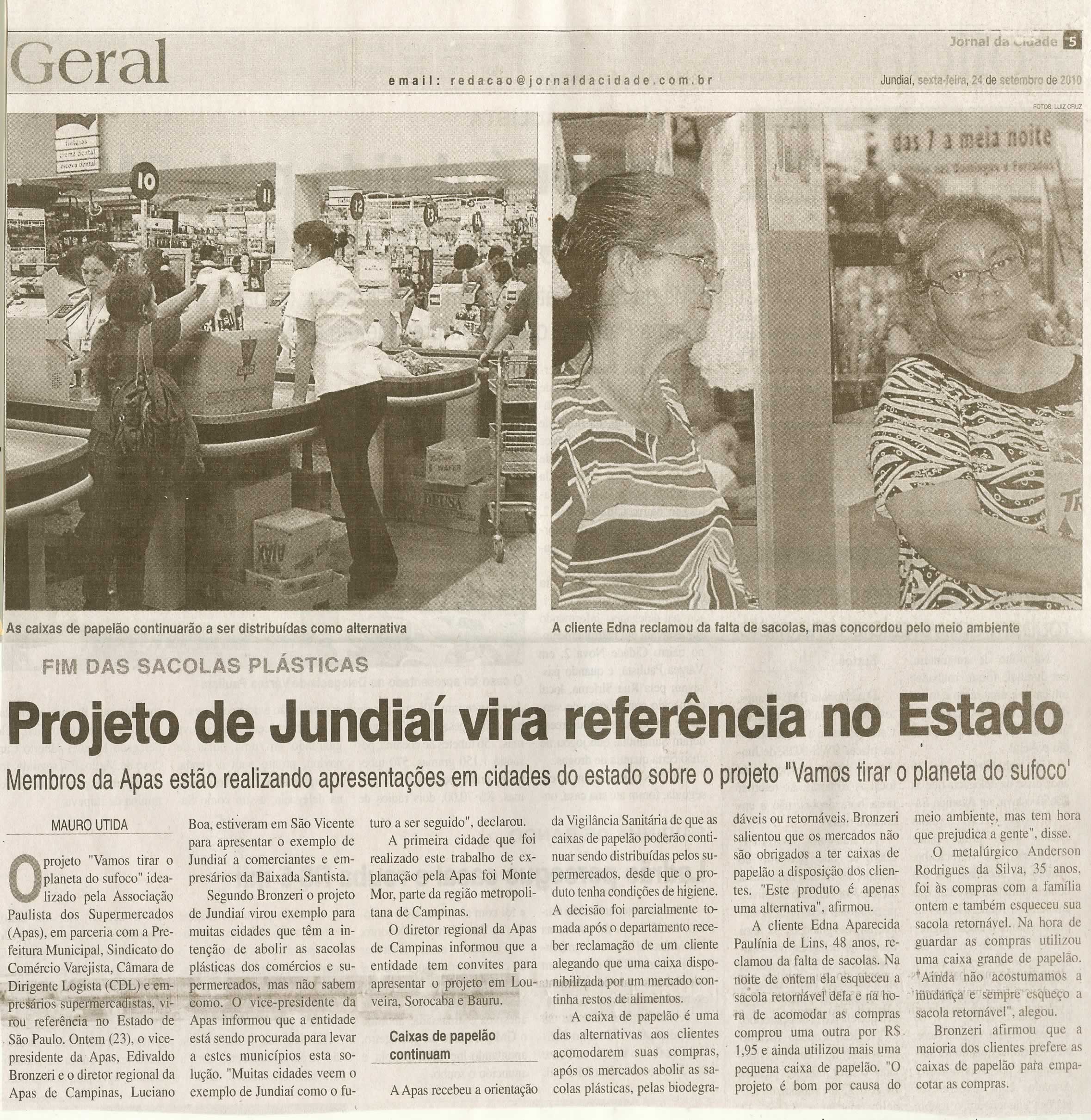 Jornal da Cidade - 24/09/2010