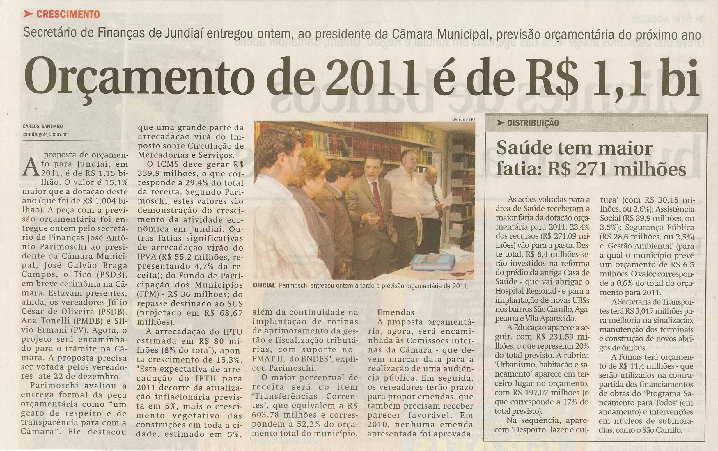 Jornal de Jundiaí - 01/10/2010