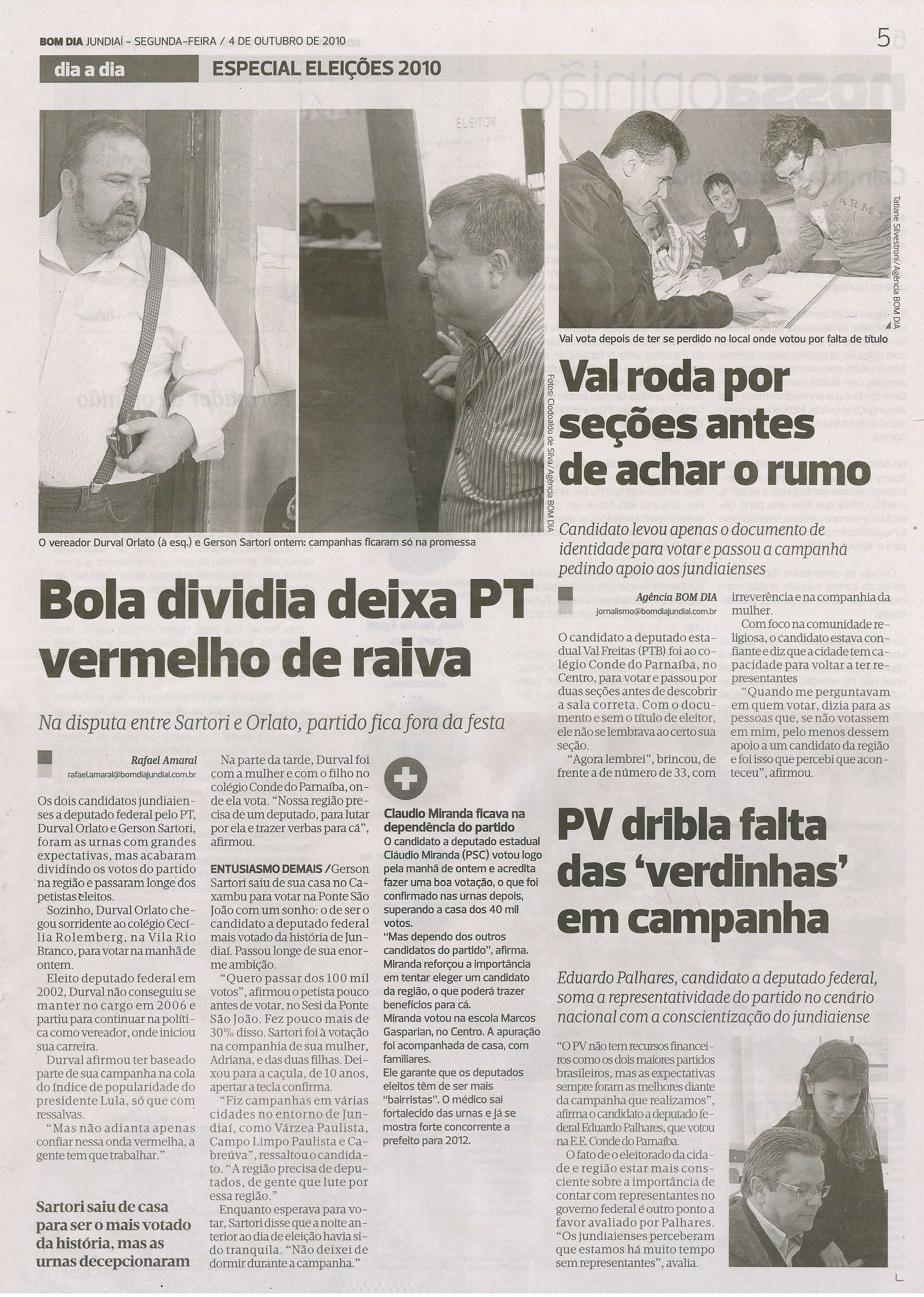 Bom Dia Jundiaí - 04/10/2010