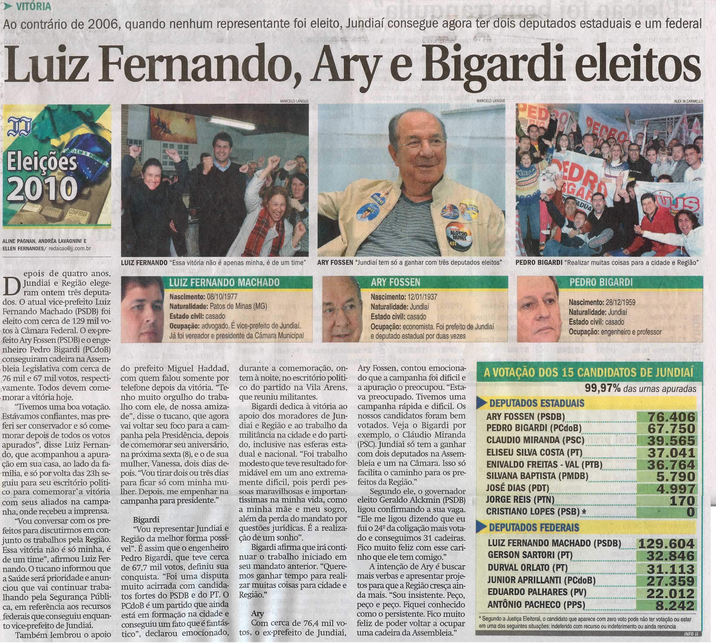 Jornal de Jundiaí - 04/10/2010