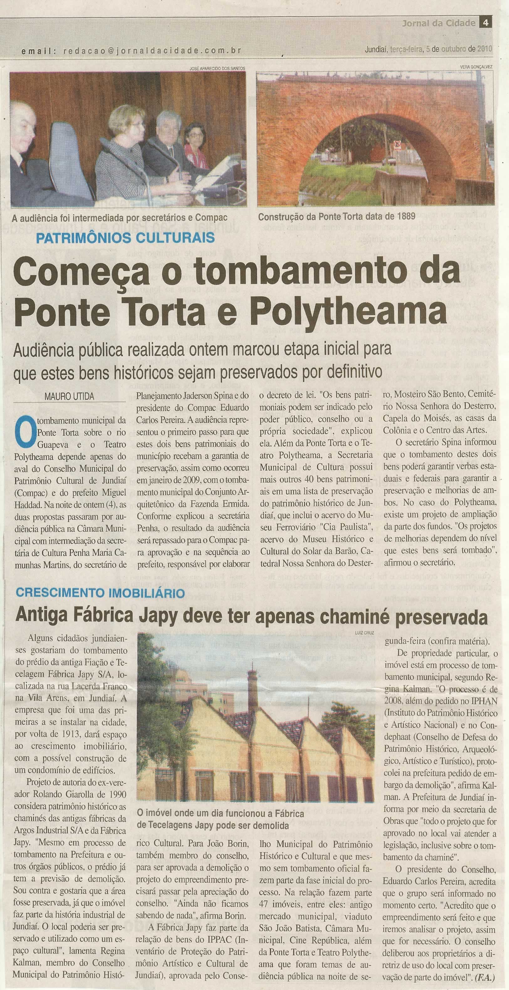Jornal da Cidade - 05/10/2010