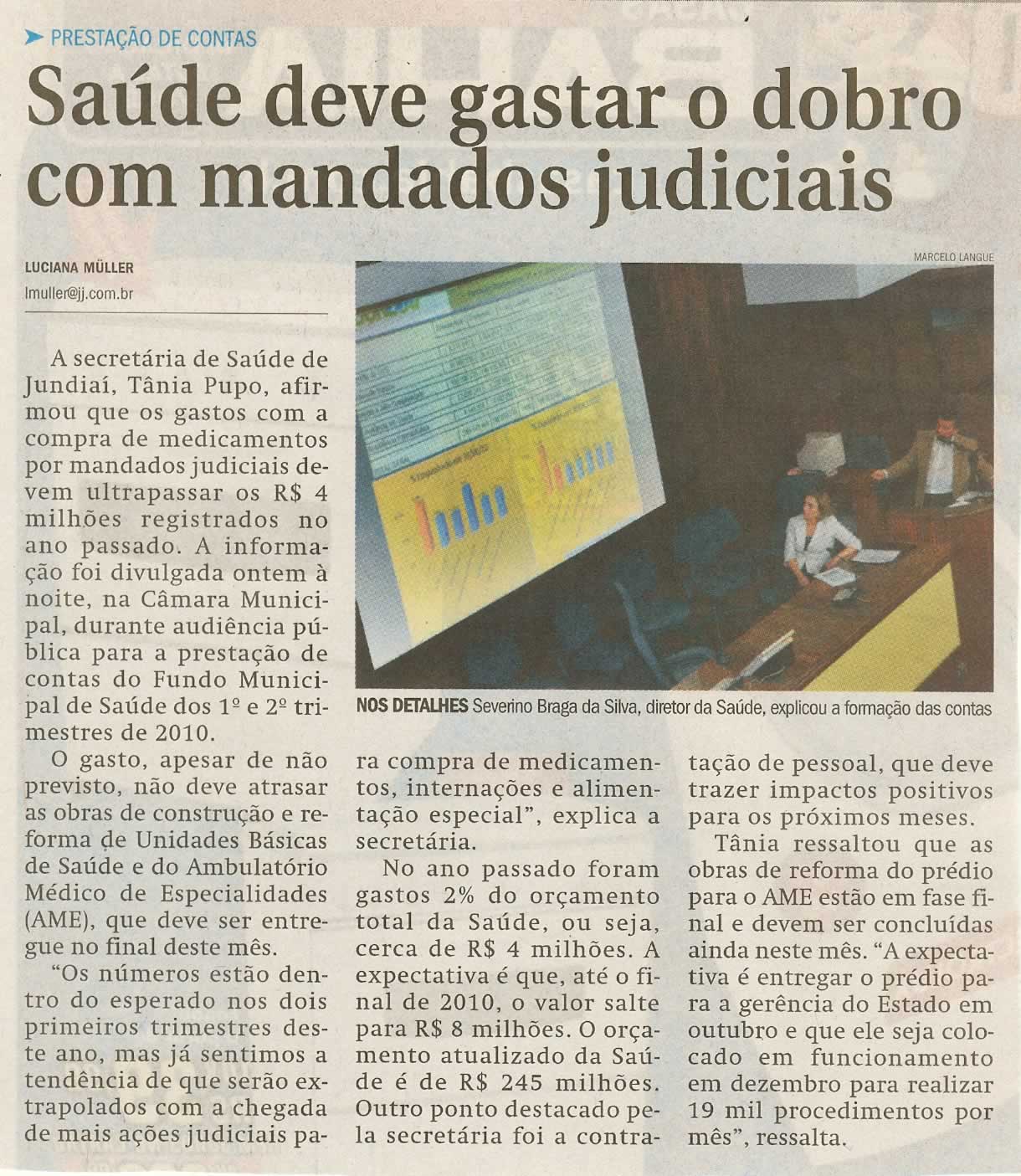 Jornal de Jundiaí - 06/10/2010