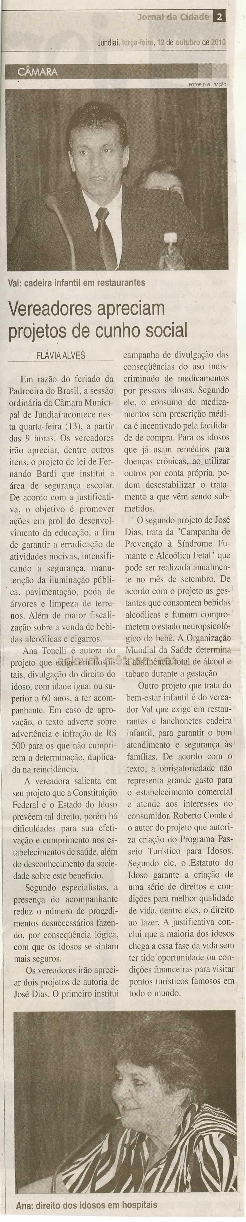 Jornal da Cidade - 12/10/2010