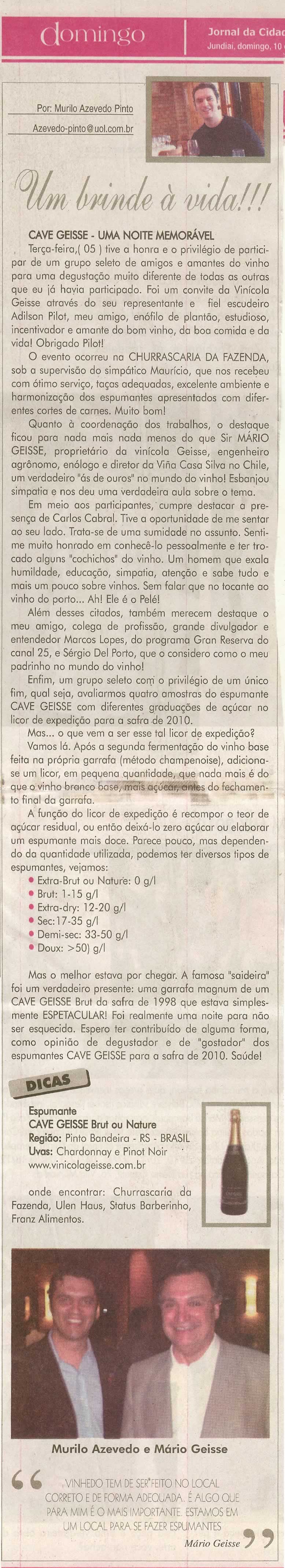 Jornal da Cidade - 10/10/2010
