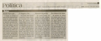 Jornal da Cidade - 14/10/2010