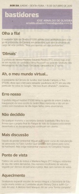 Bom Dia Jundiaí - 15/10/2010