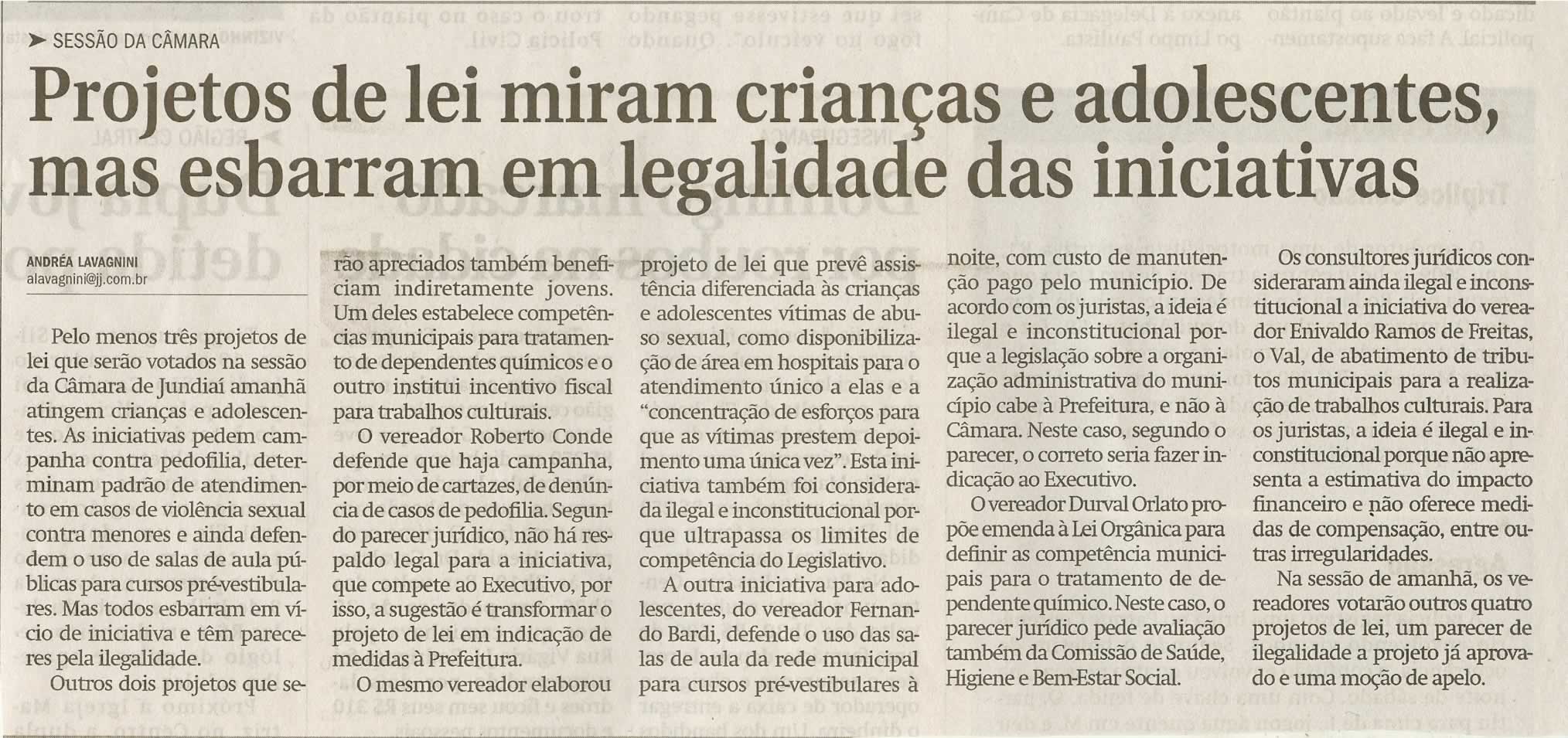 Jornal de Jundiaí - 18/10/2010