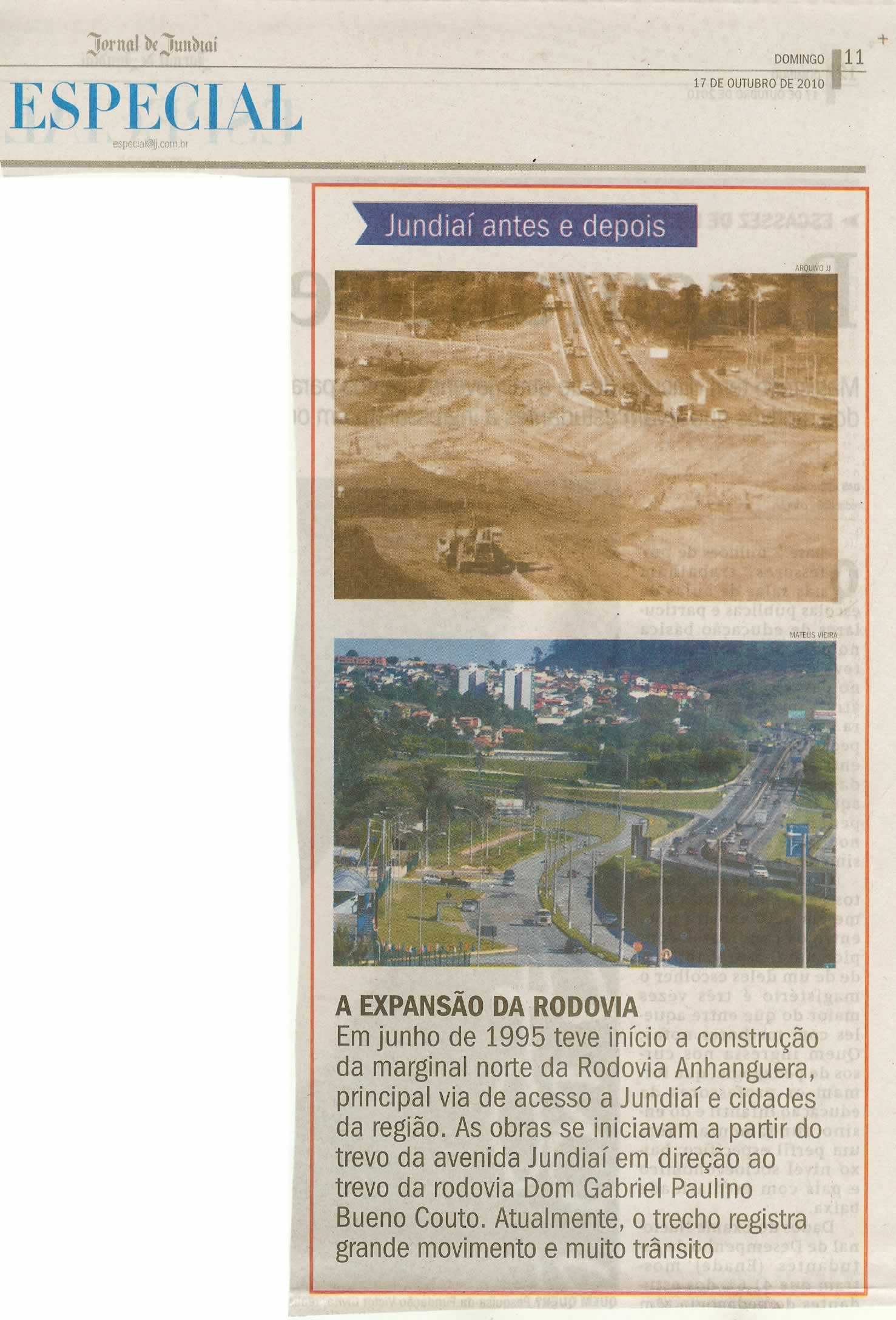 Jornal de Jundiaí - 17/10/2010