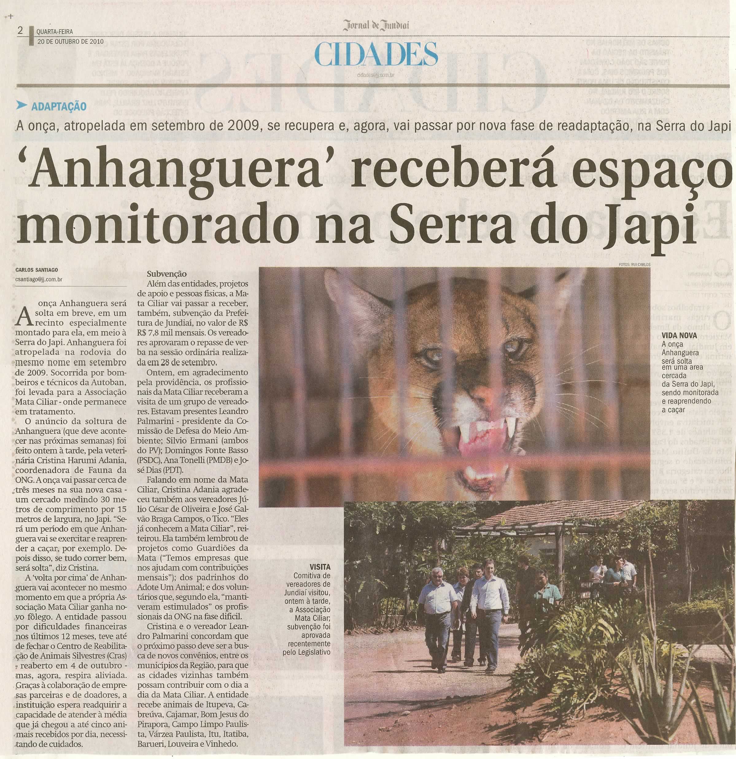 Jornal de Jundiaí - 20/10/2010