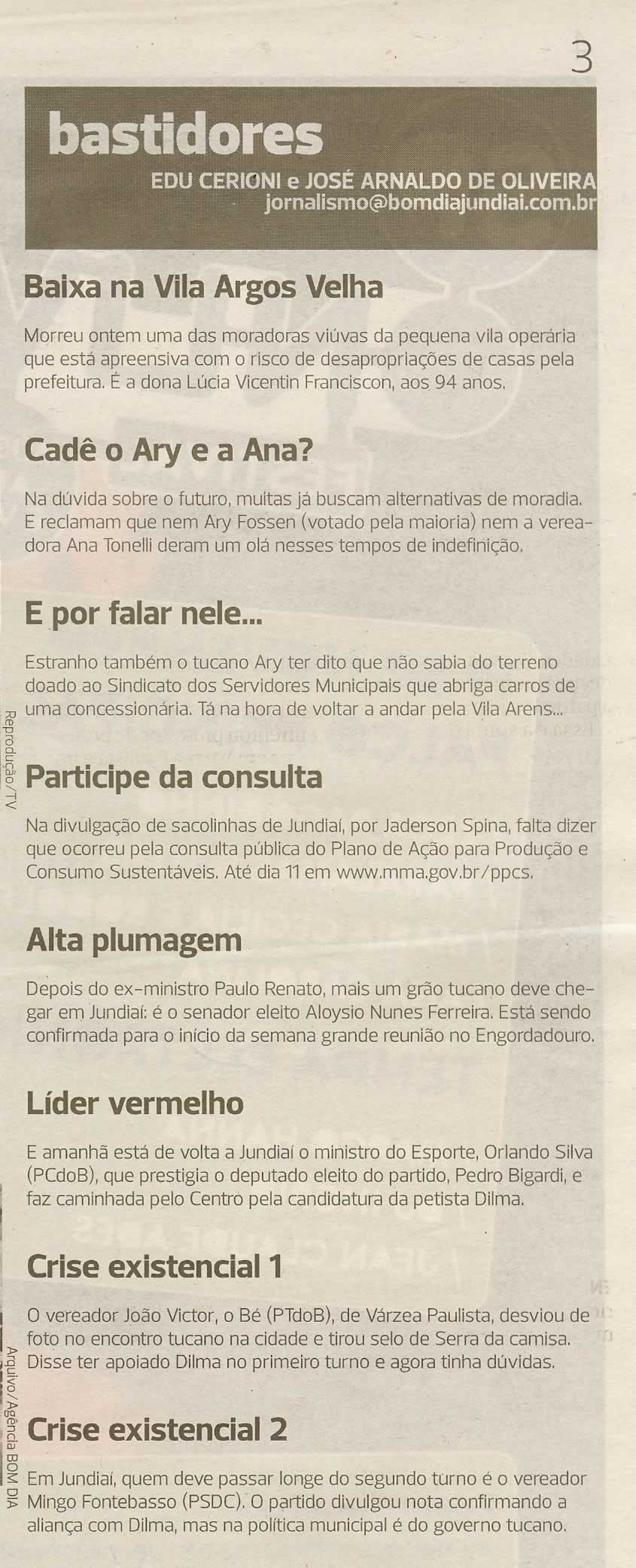 Bom Dia Jundiaí - 22/10/2010
