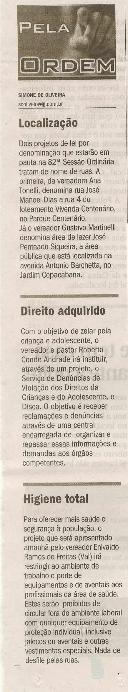 Jornal de Jundiaí - 25/10/2010