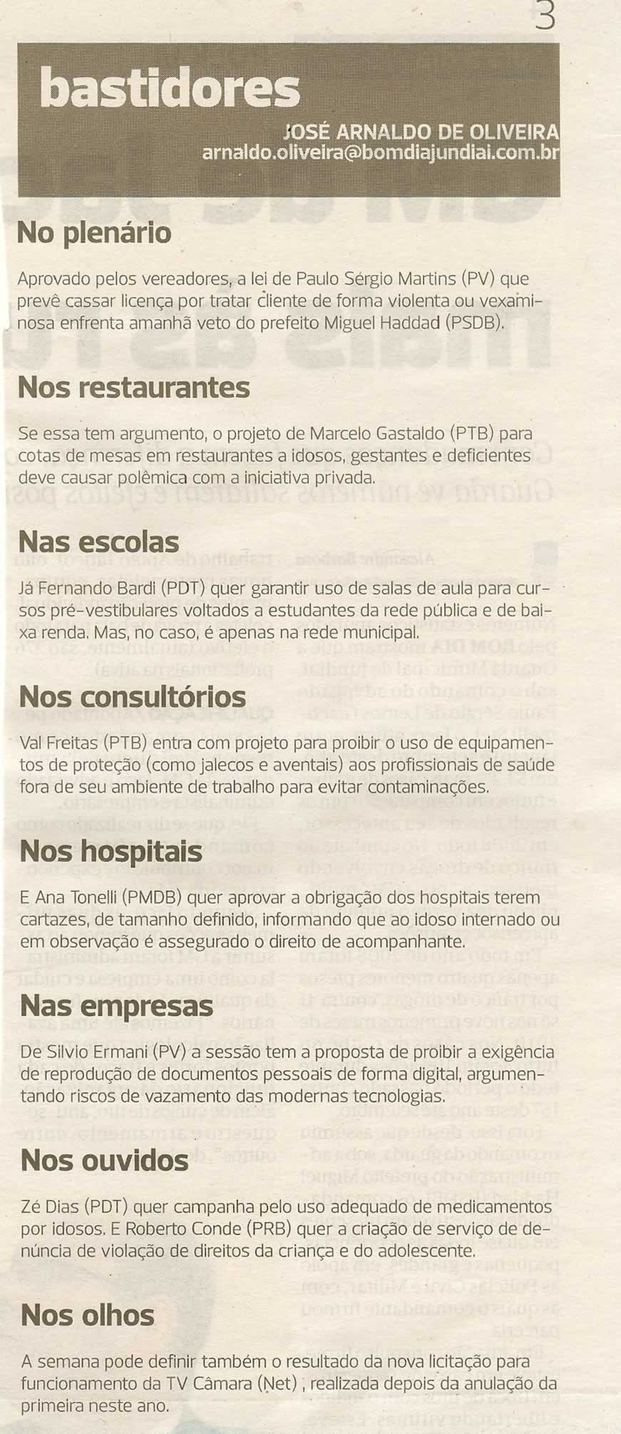 Bom Dia Jundiaí - 25/10/2010