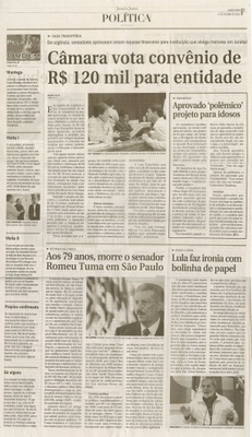 Jornal de Jundiaí - 27/10/2010