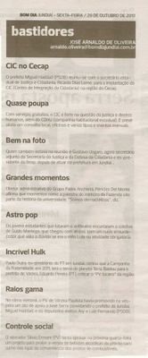 Bom Dia Jundiaí - 29/10/2010