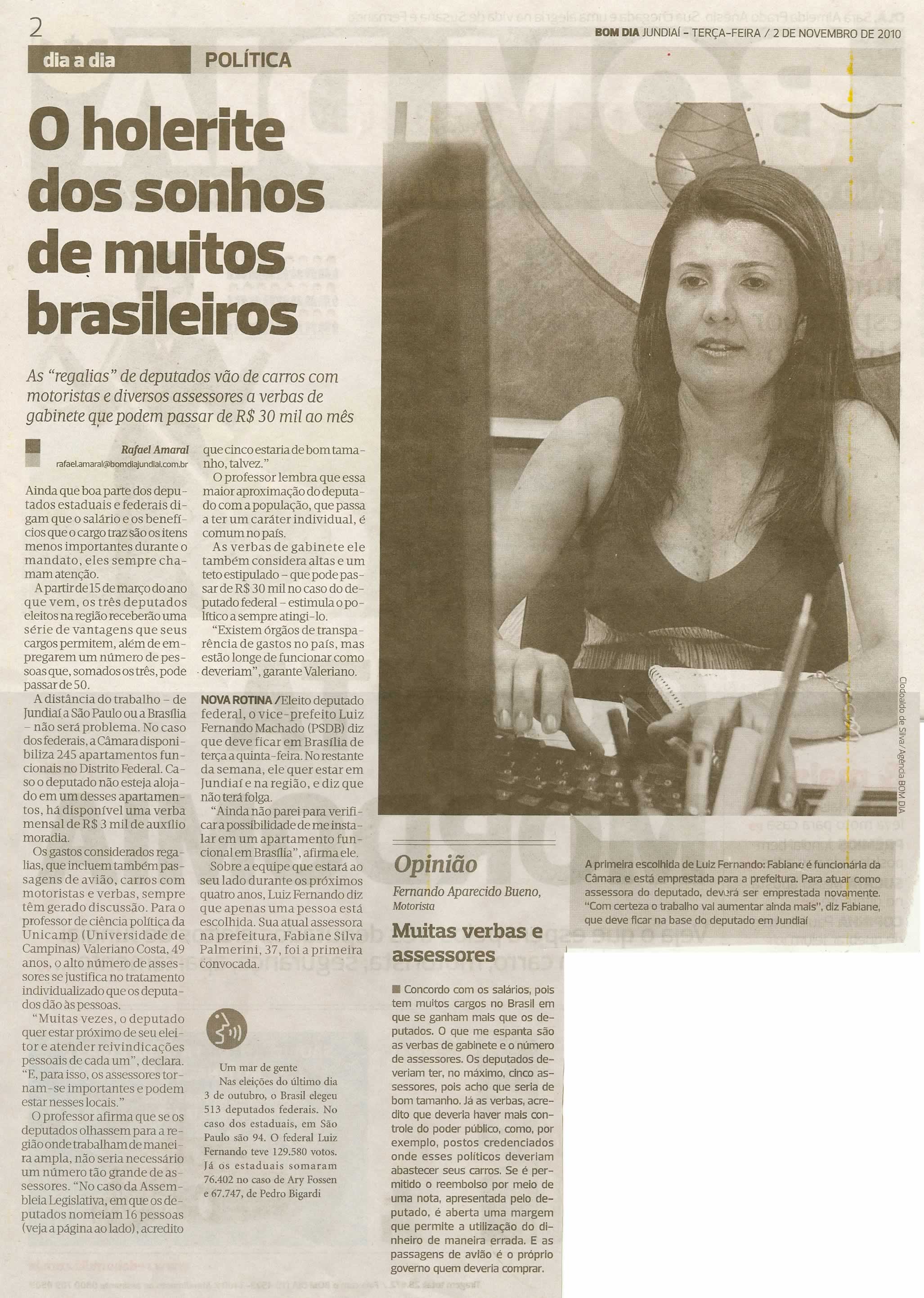 Bom Dia Jundiaí - 02/11/2010