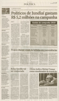 Jornal de Jundiaí - 03/11/2010