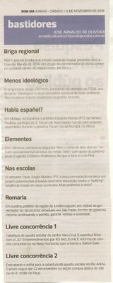 Bom Dia Jundiaí - 06/11/2010