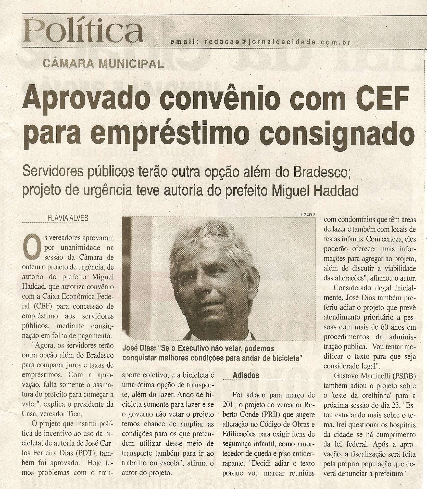 Jornal da Cidade - 17/11/2010