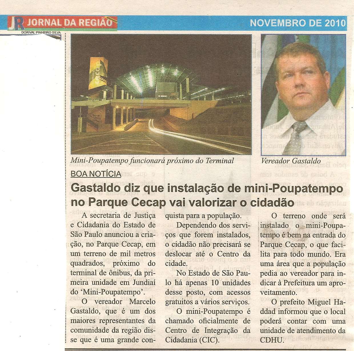 Jornal da Região - 01/11/2010
