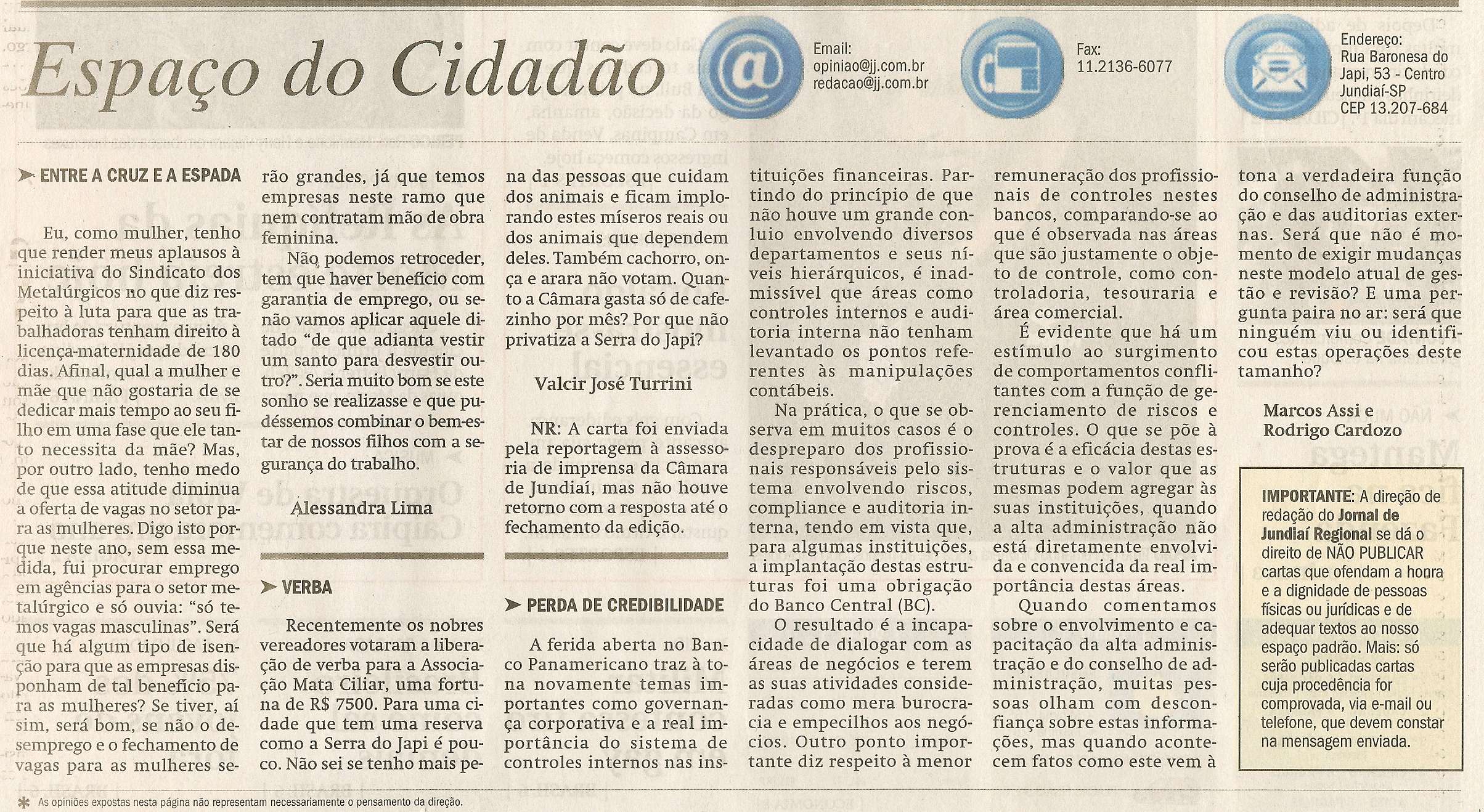 Jornal de Jundiaí - 19/11/2010