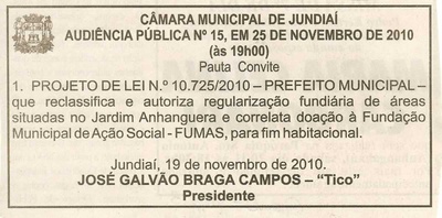 Jornal da Cidade - 20/11/2010