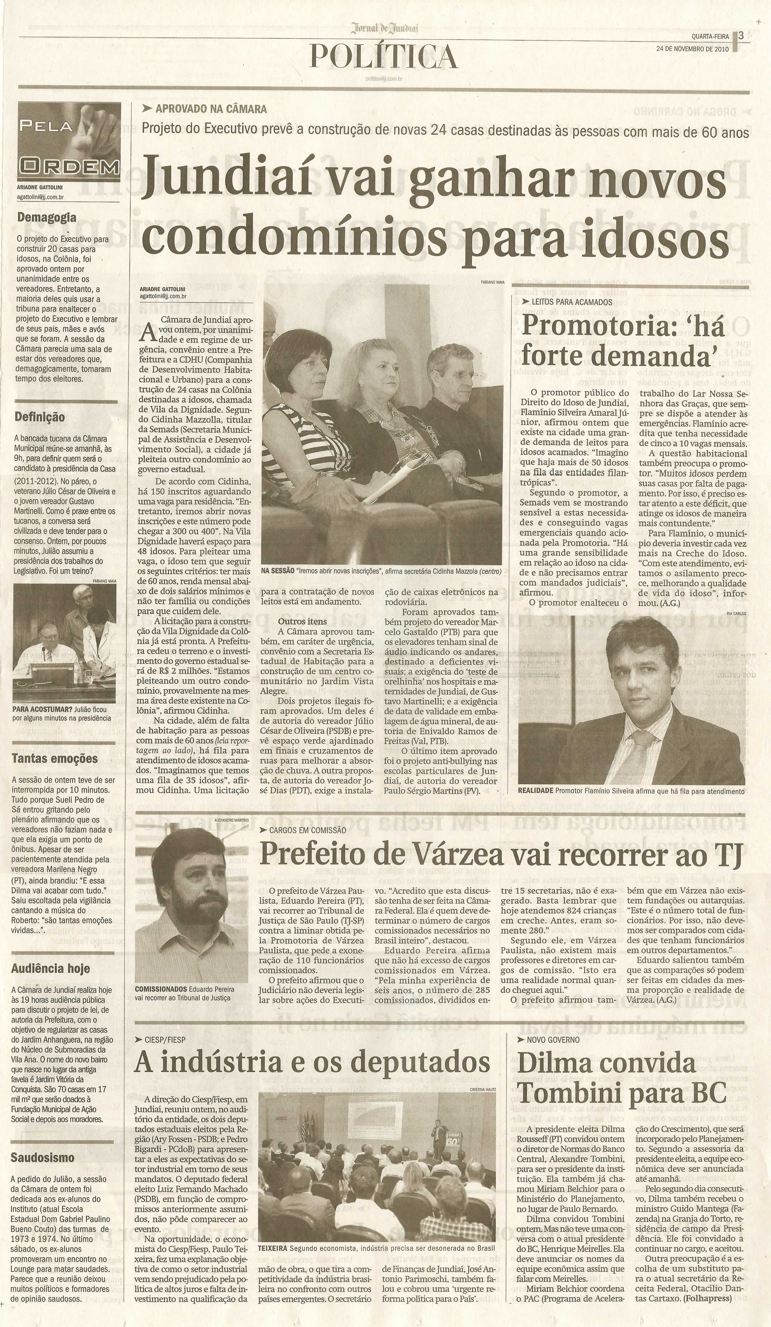 Jornal de Jundiaí - 24/11/2010