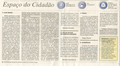 Jornal de Jundiaí - 25/11/2010