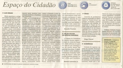 Jornal de Jundiaí - 25/11/2010