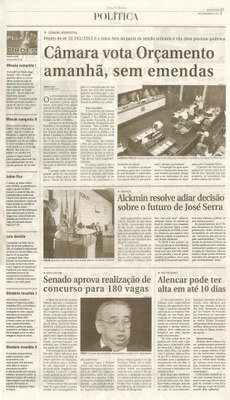 Jornal de Jundiaí - 29/11/2010