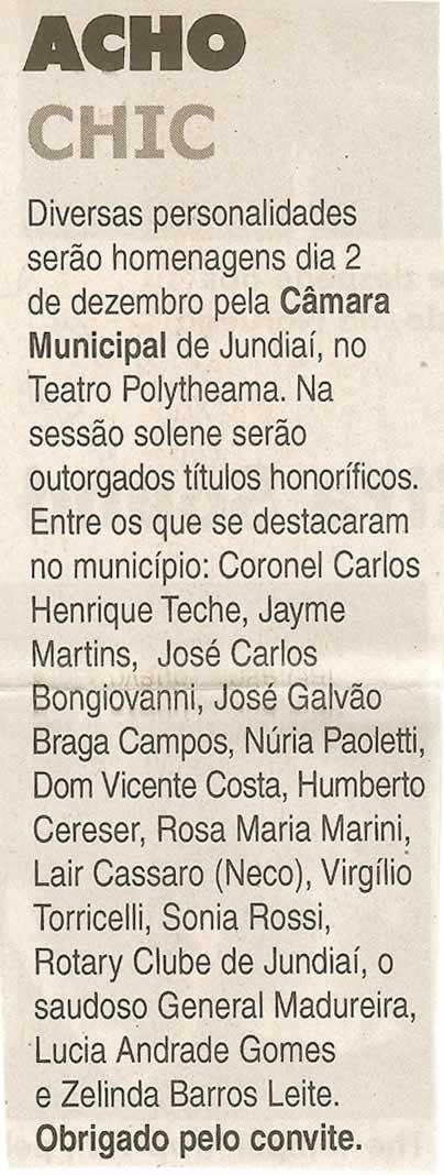 Jornal da Cidade - 28/11/2010