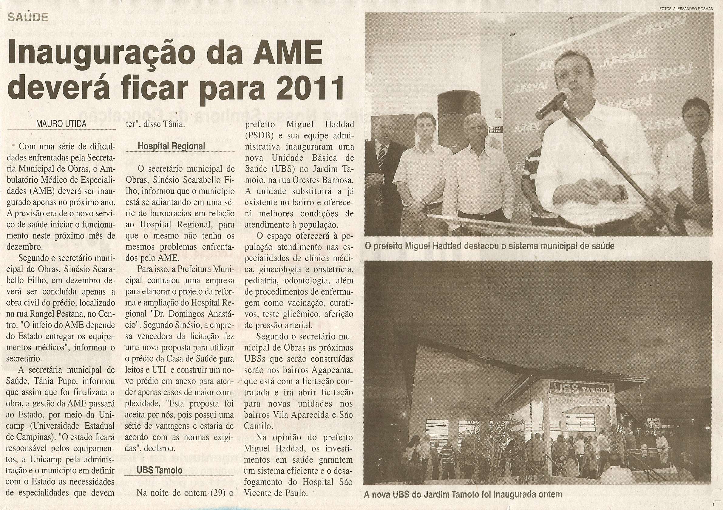 Jornal da Cidade - 30/11/2010