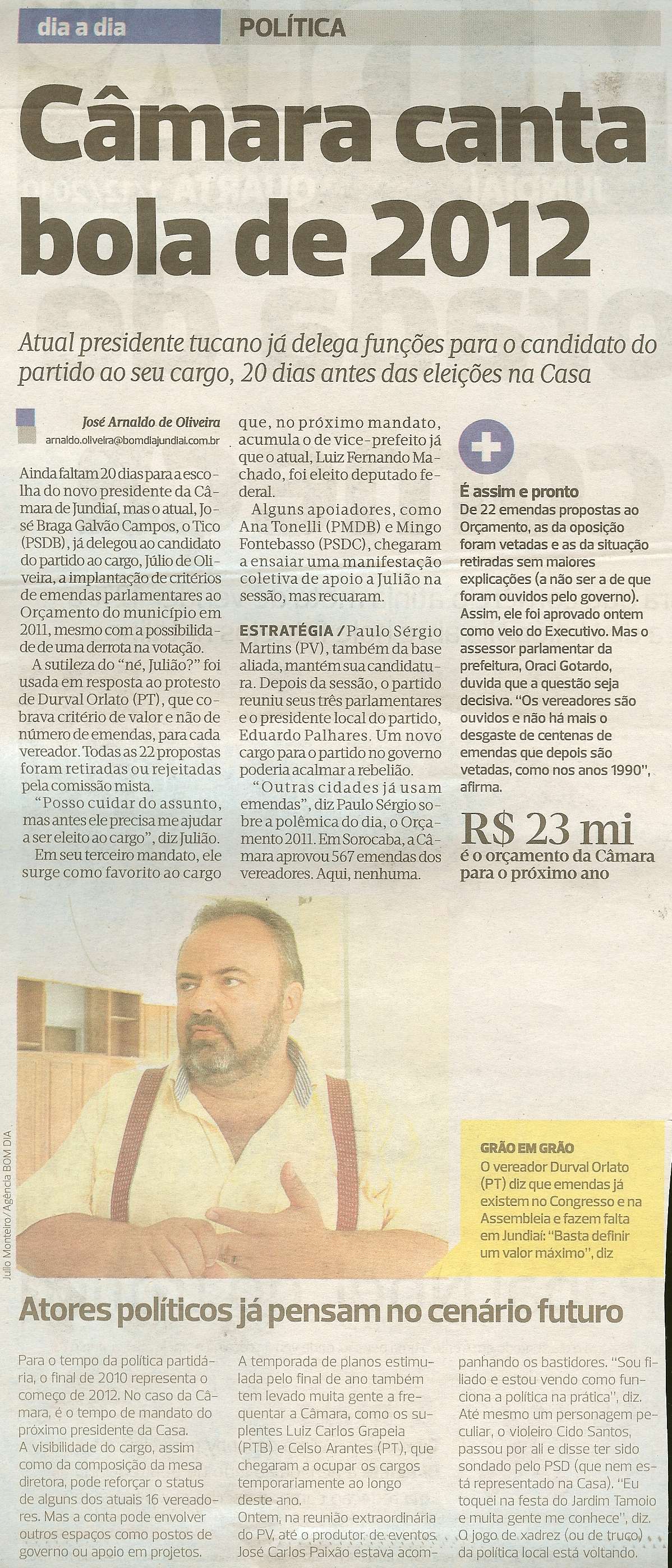 Bom Dia Jundiaí - 01/12/2010