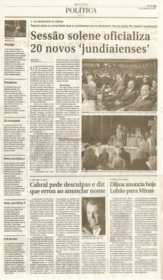 Jornal de Jundiaí - 03/12/2010