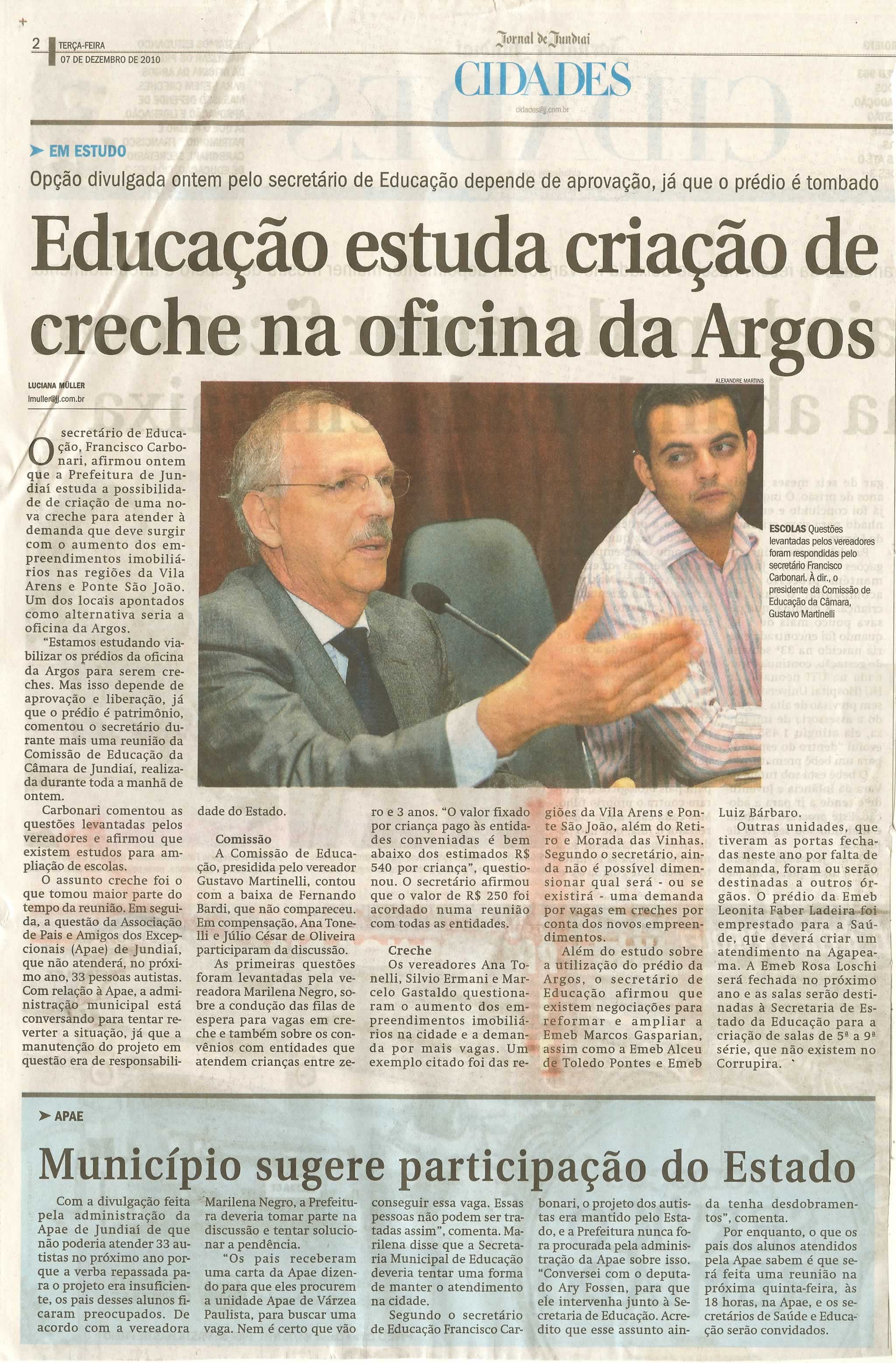 Jornal de Jundiaí - 07/12/2010