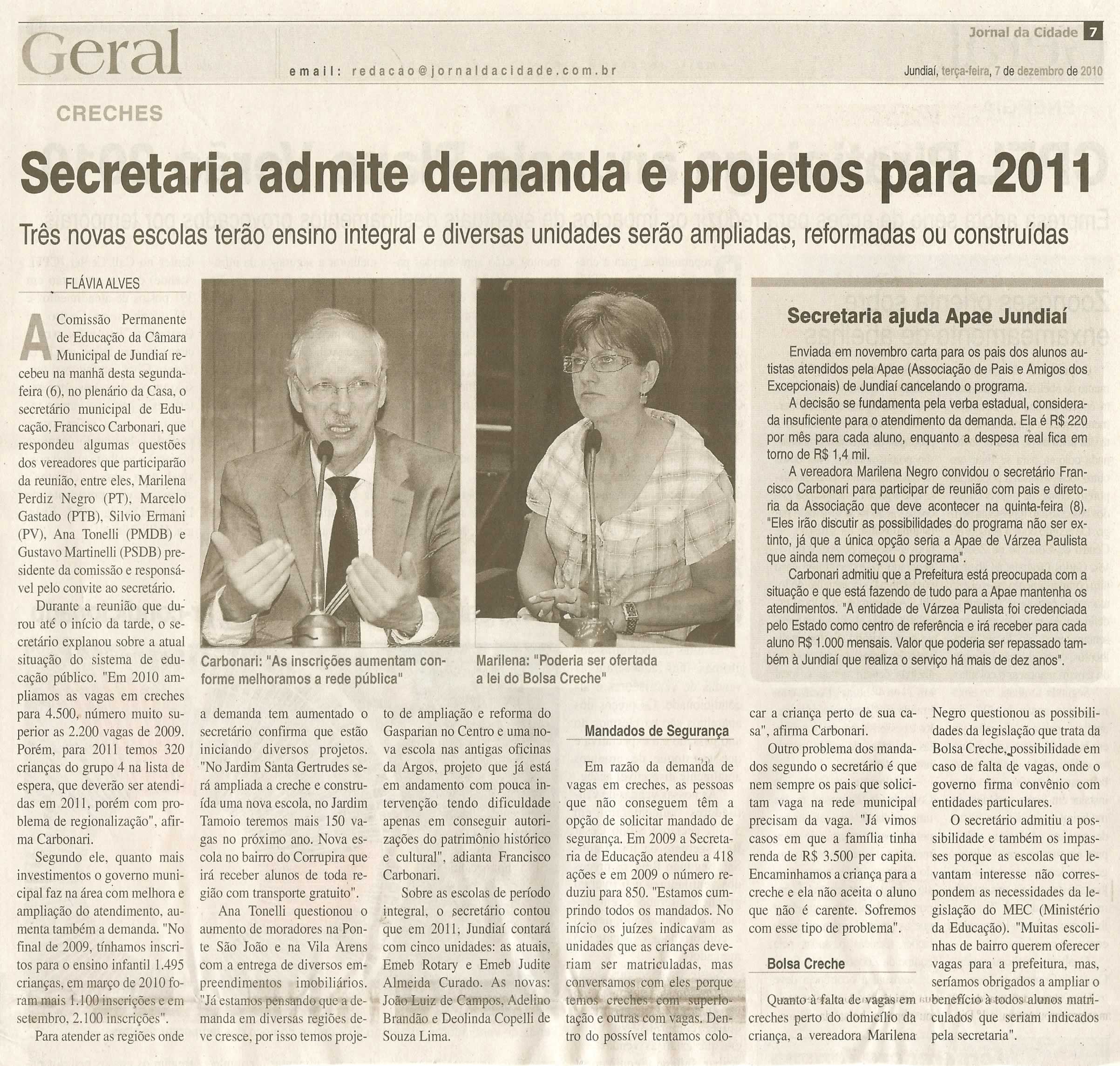 Jornal da Cidade - 07/12/2010
