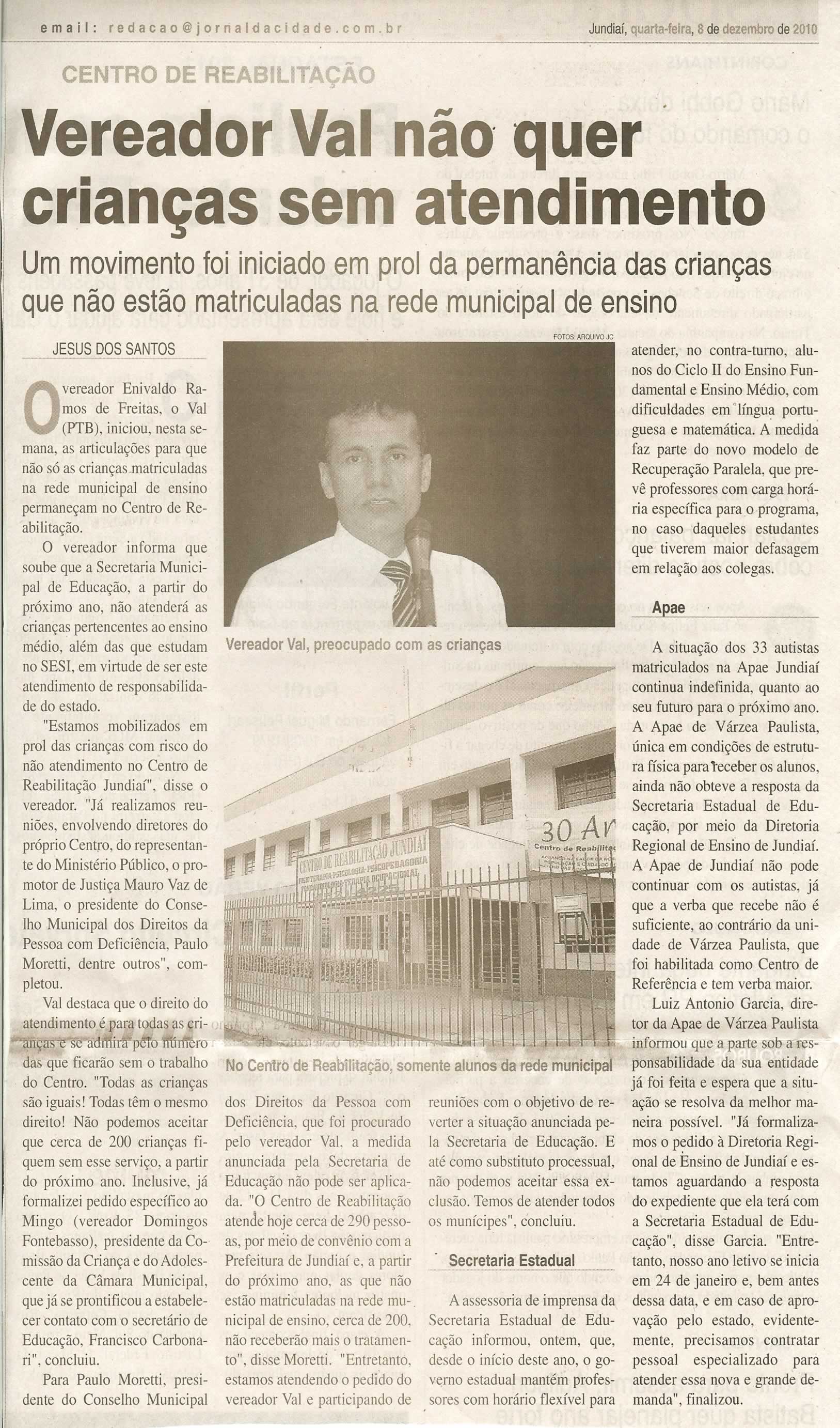 Jornal da Cidade - 08/12/2010