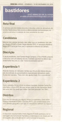 Bom Dia Jundiaí - 12/12/2010