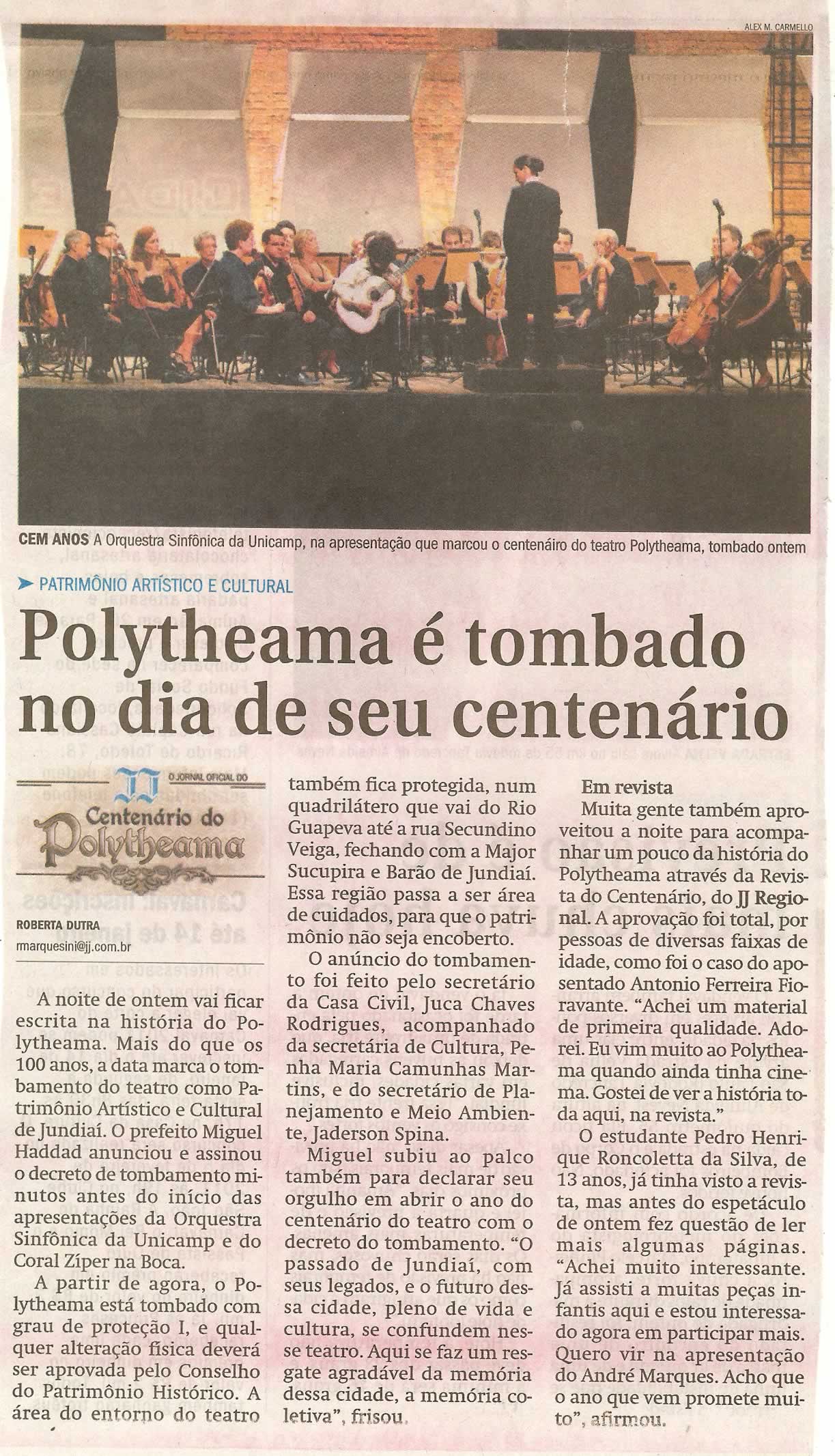 Jornal de Jundiaí - 14/12/2010