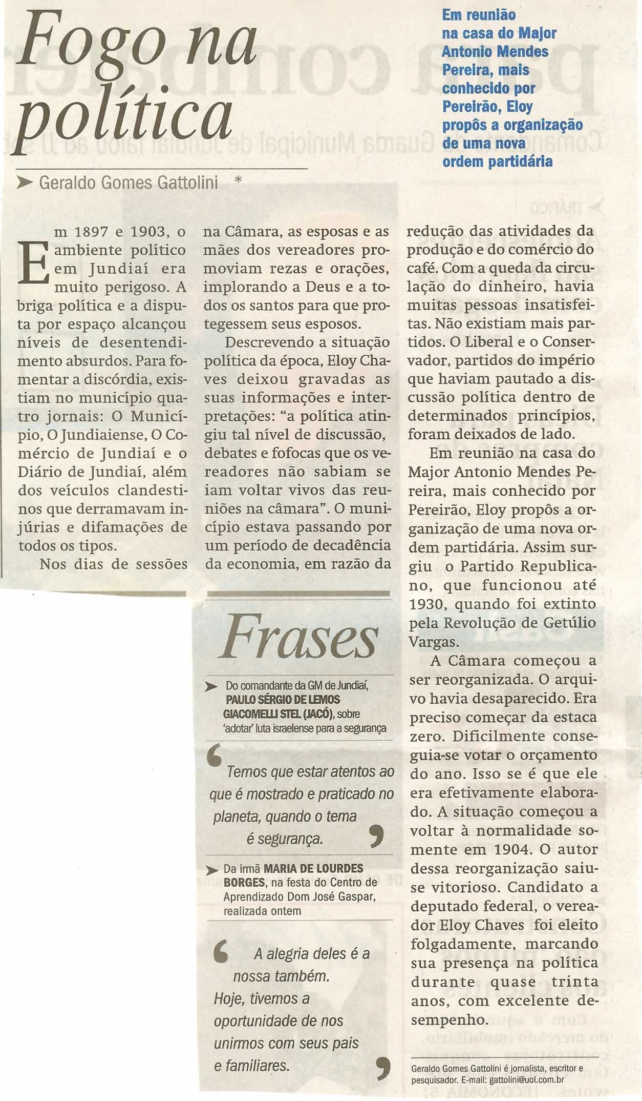 Jornal de Jundiaí - 20/12/2010