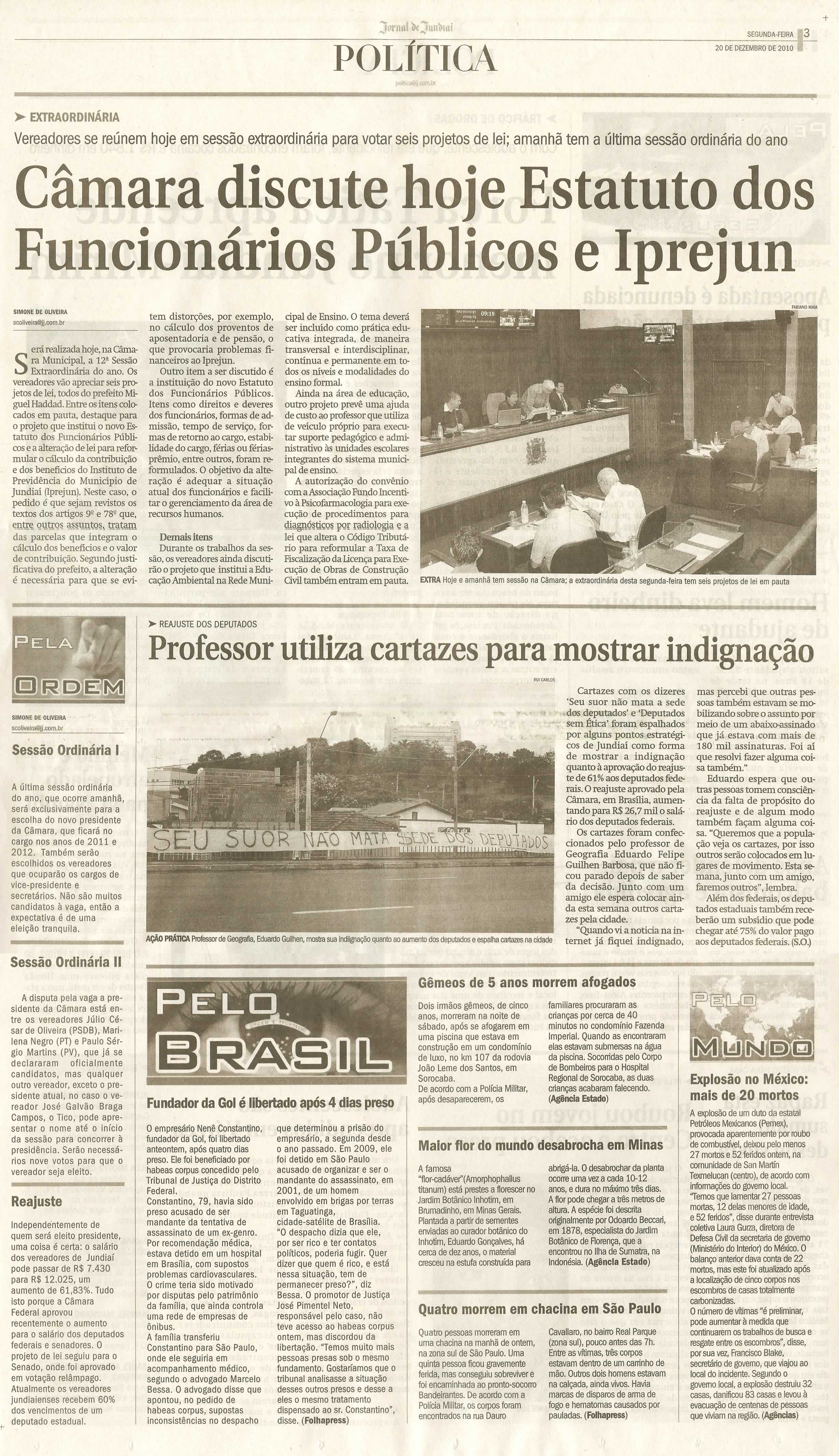 Jornal de Jundiaí - 20/12/2010