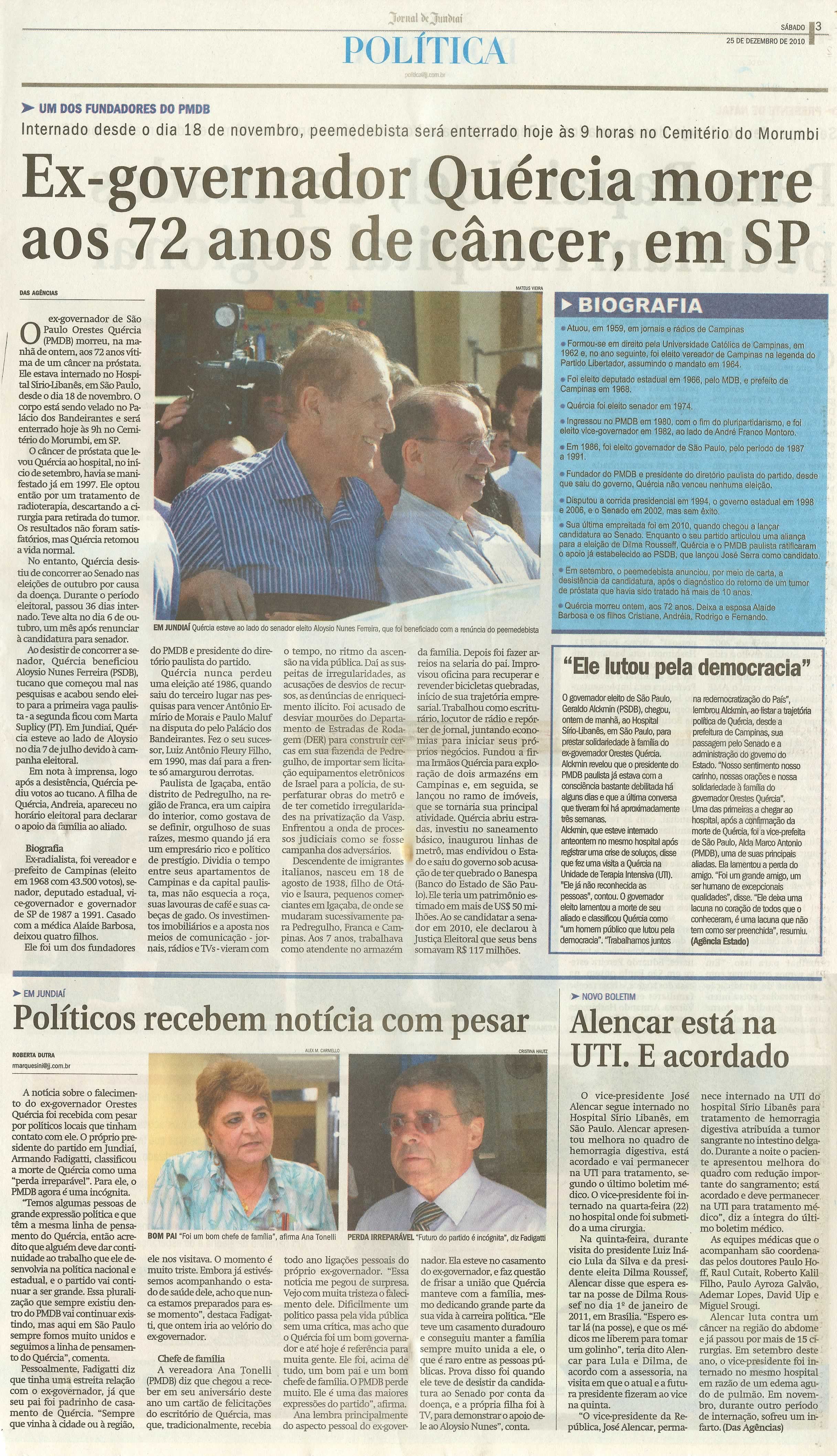 Jornal de Jundiaí - 25/12/2010