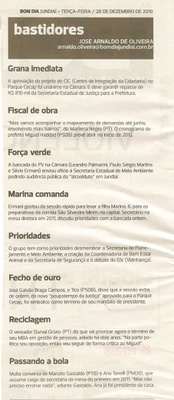 Bom Dia Jundiaí - 28/12/2010