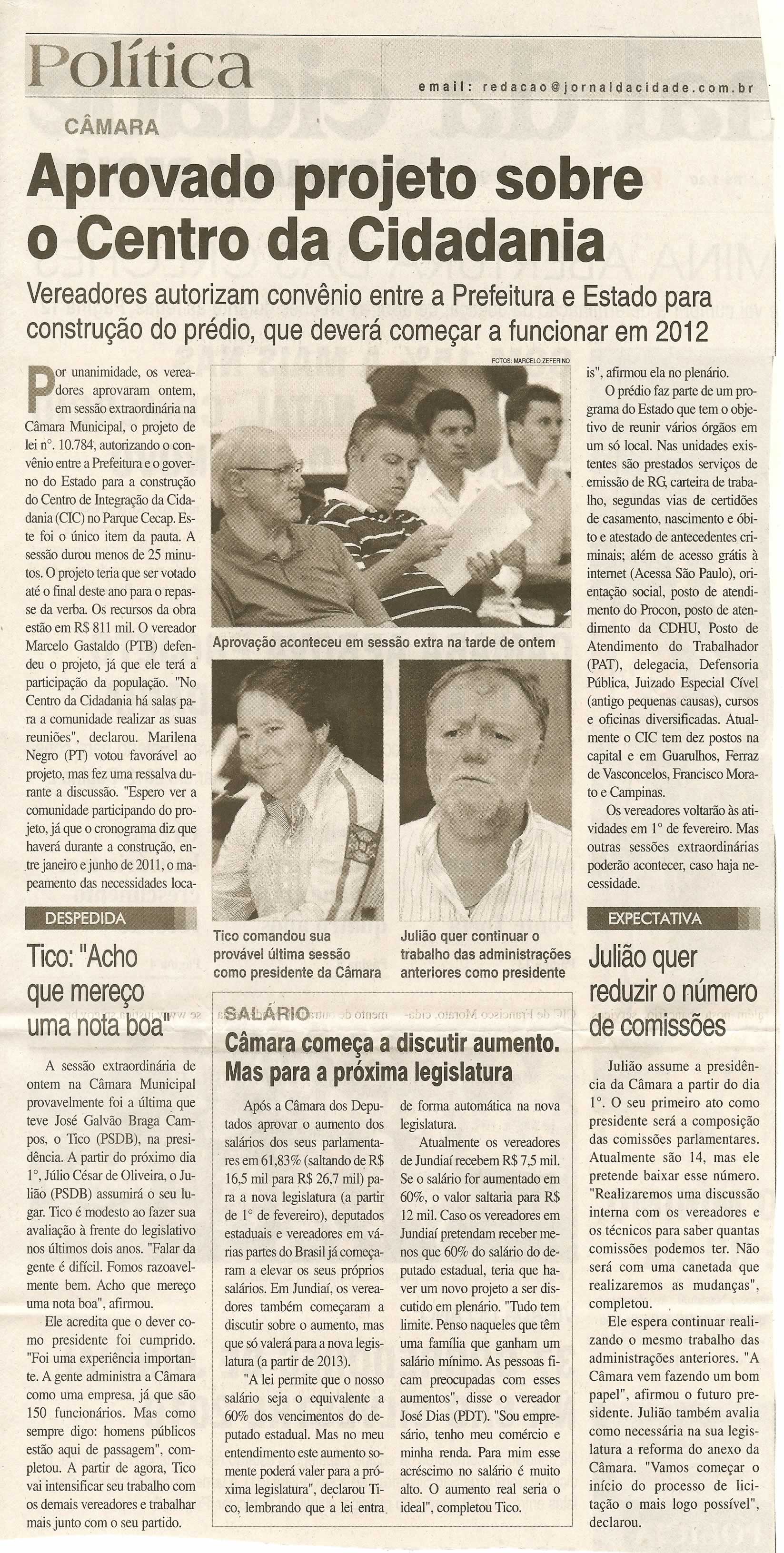 Jornal da Cidade - 28/12/2010