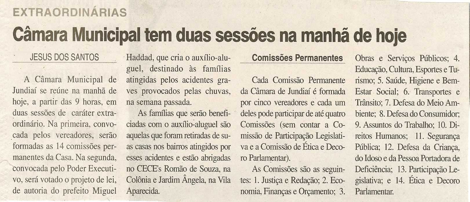 Jornal da Cidade - 12/01/2011