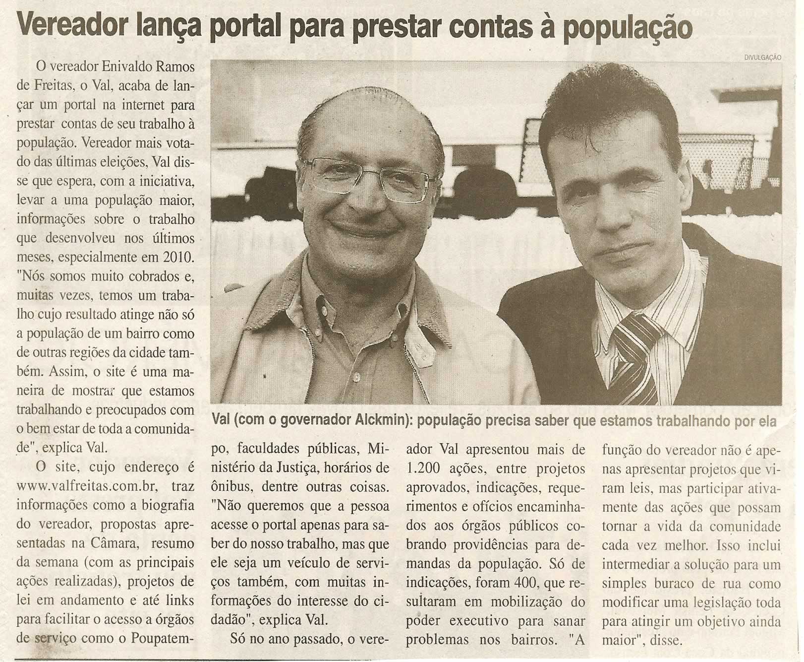 Jornal da Cidade - 14/01/2011