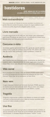 Bom Dia Jundiaí - 14/01/2011