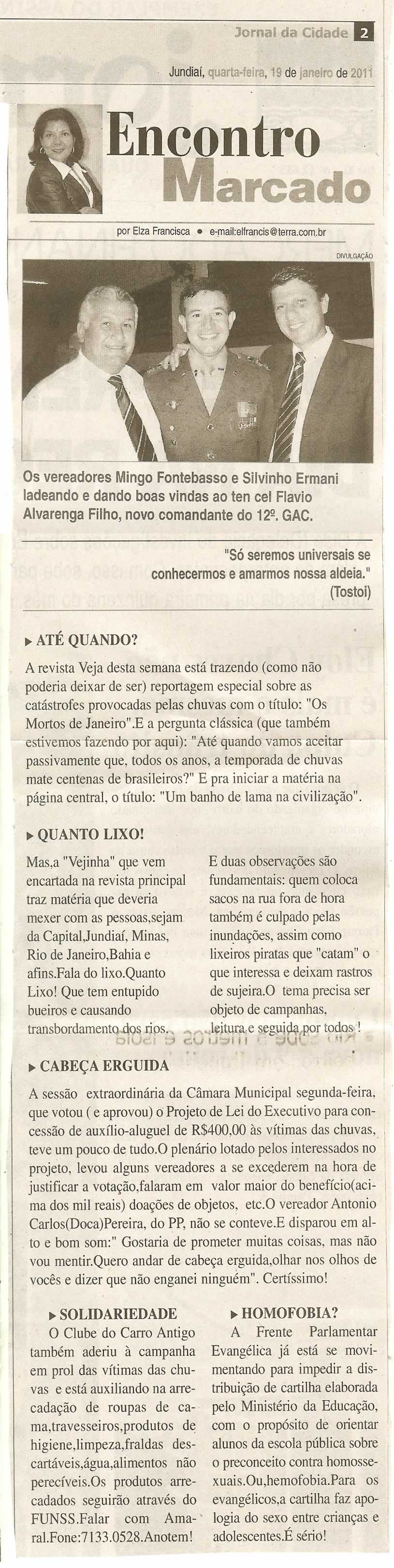 Jornal da Cidade - 19/01/2011