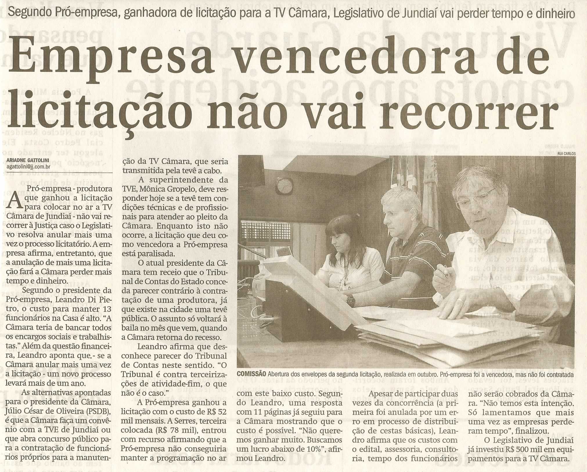 Jornal de Jundiaí - 21/01/2011