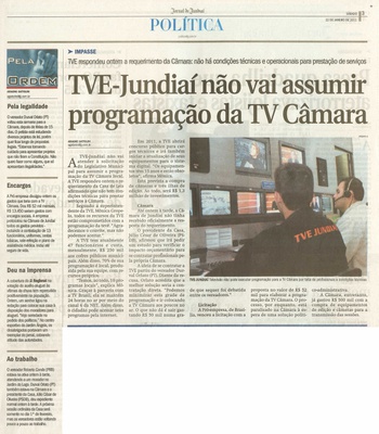 Jornal de Jundiaí - 22/01/2011
